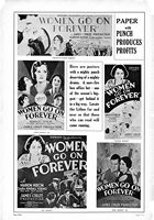 Women go on Forever pressbook